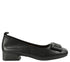 Pantofi casual, dama, FORMAZIONE, TP226 negru, piele naturala, cu toc
